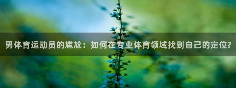 中欧数字经济混合a基金今日行情：男体育运动员的尴尬：如何在专业体育领域找到自己的定位?